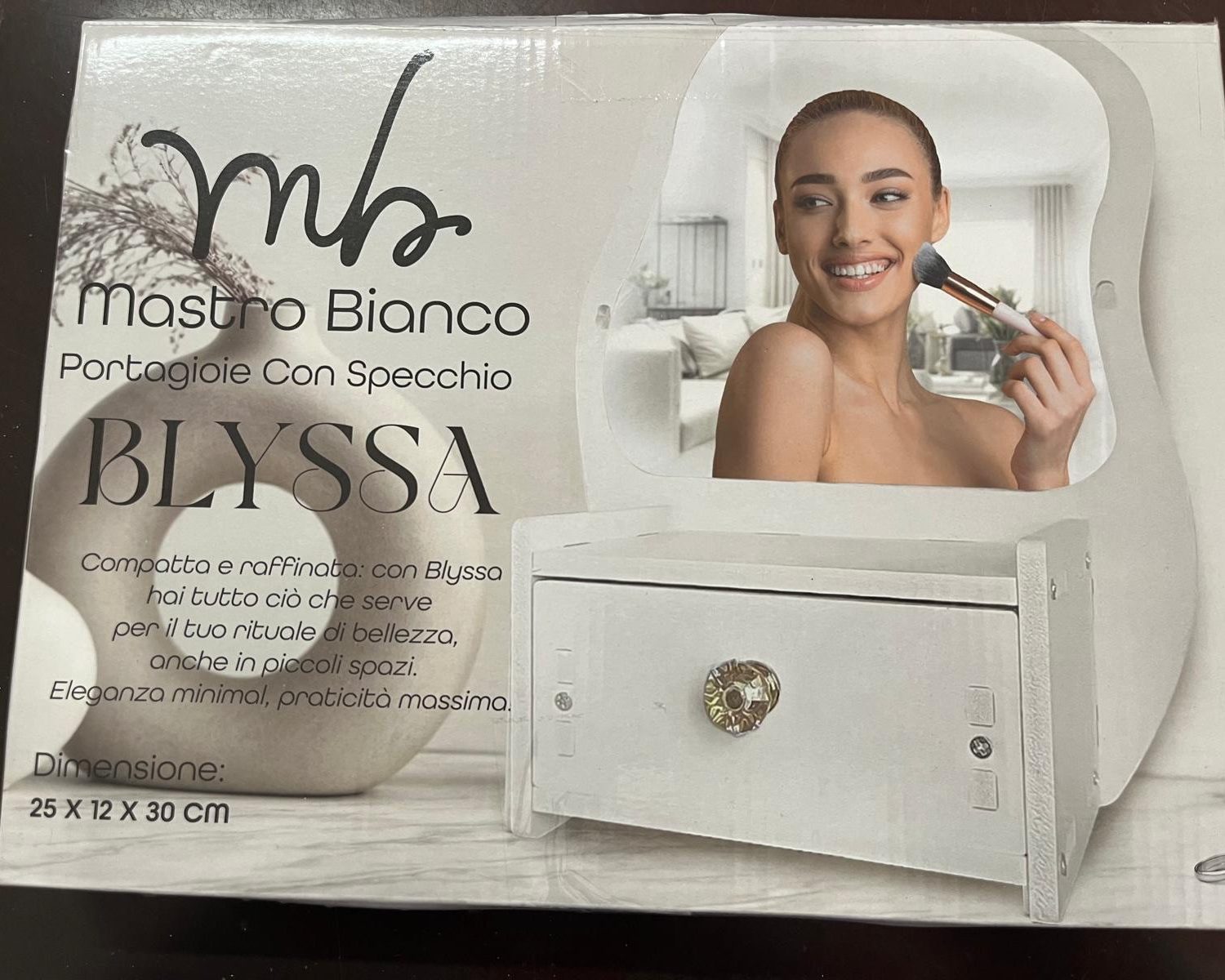 Specchiera con cassetto