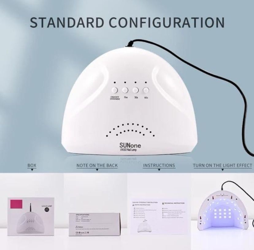 Lampada per ricostruzione unghie 48V