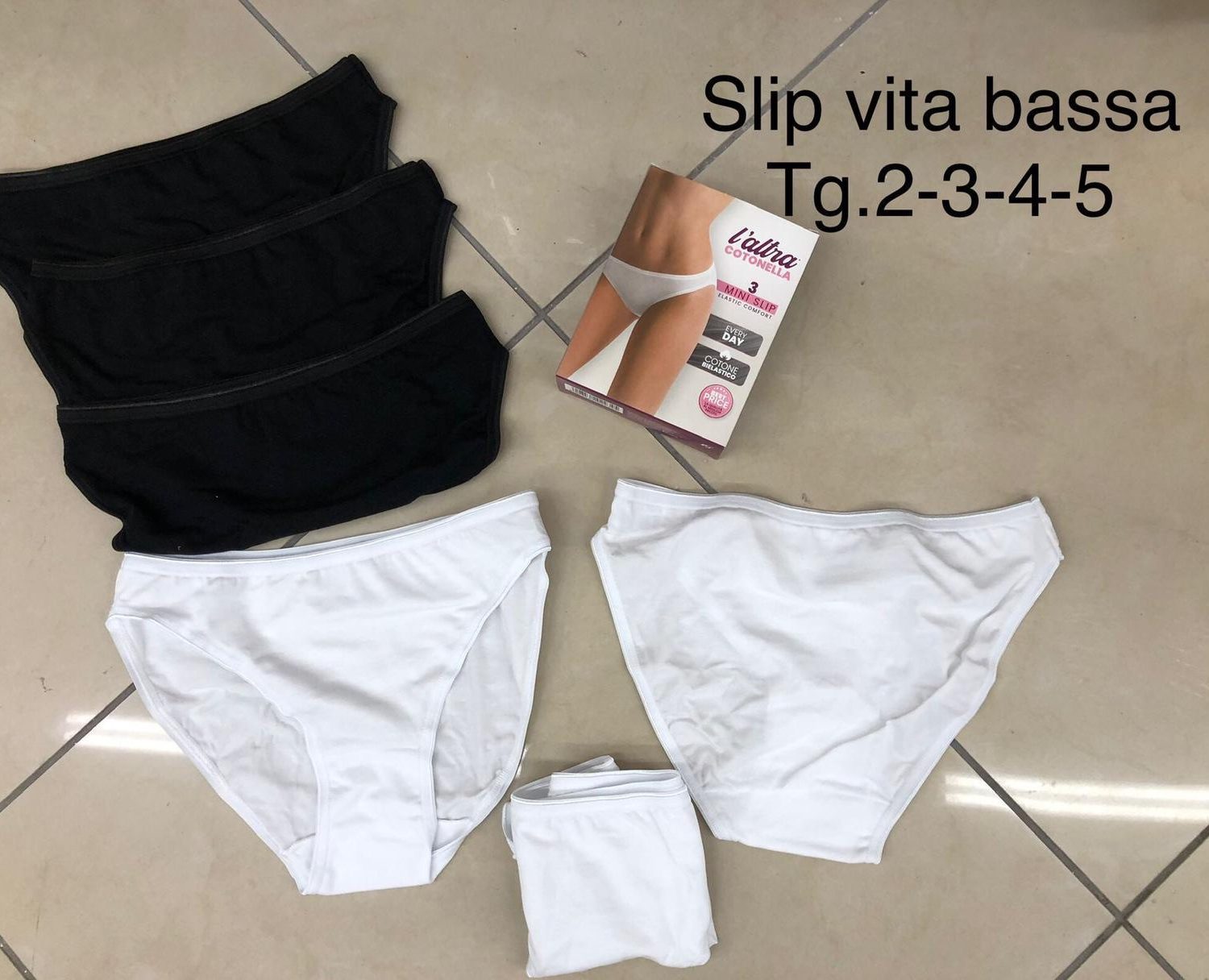 Slip in Microfibra vita bassa senza cuciture ILARY 3pz