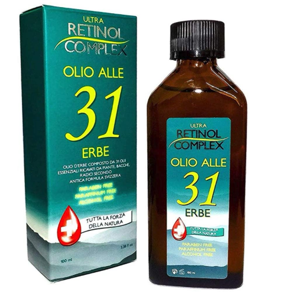 Olio alle 31 Erbe , Olio Essenzale Retinol