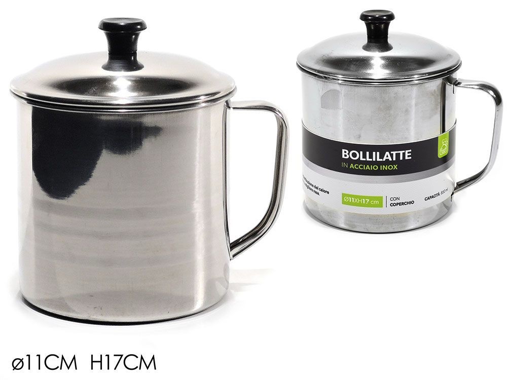 Bollilatte in acciaio inox Diametro 11cm