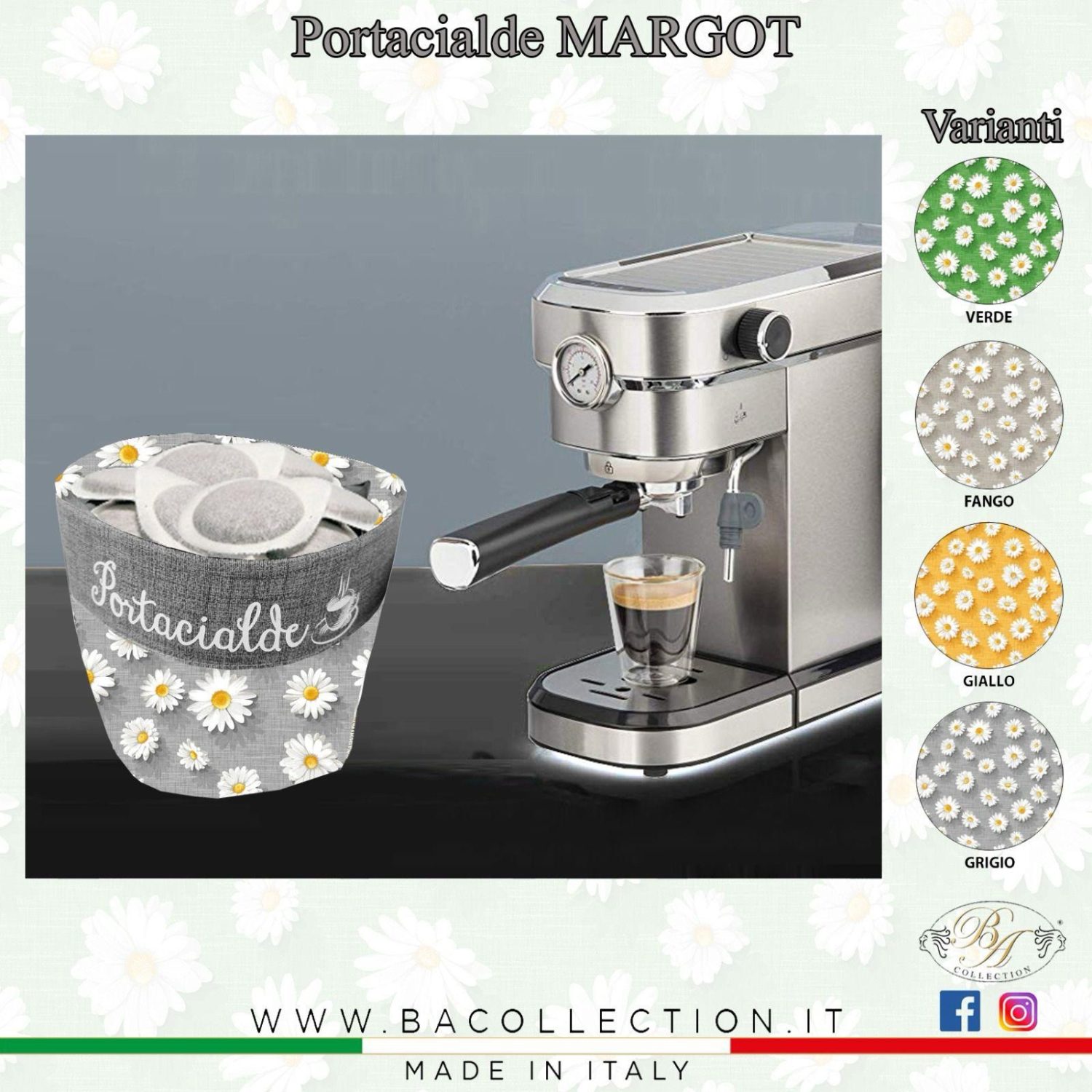 Portacialde in Cotone art. MARGOT