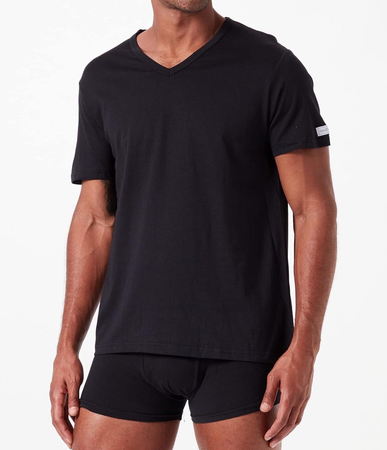 T-Shirt Navigare in Cotone scollo V