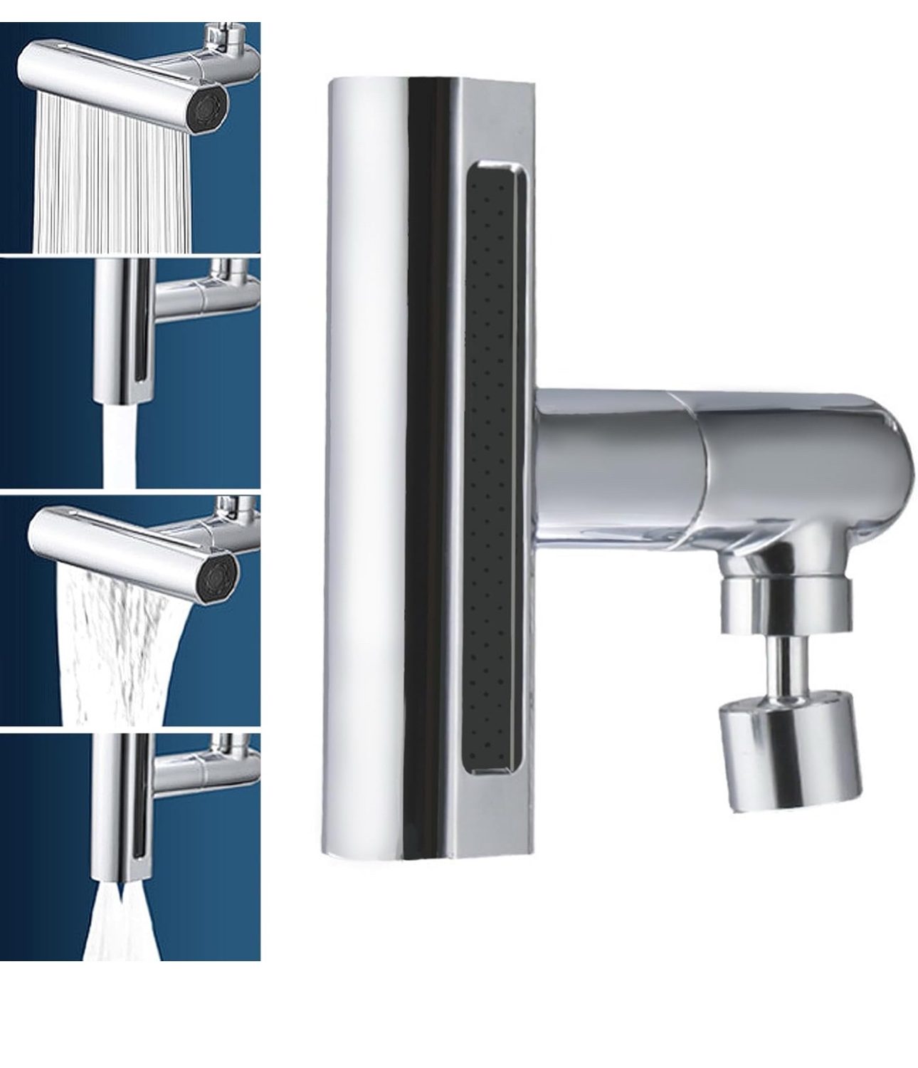Rubinetto per lavello da cucina 4 getti d’acqua, rubinetto universale bagno e cucina