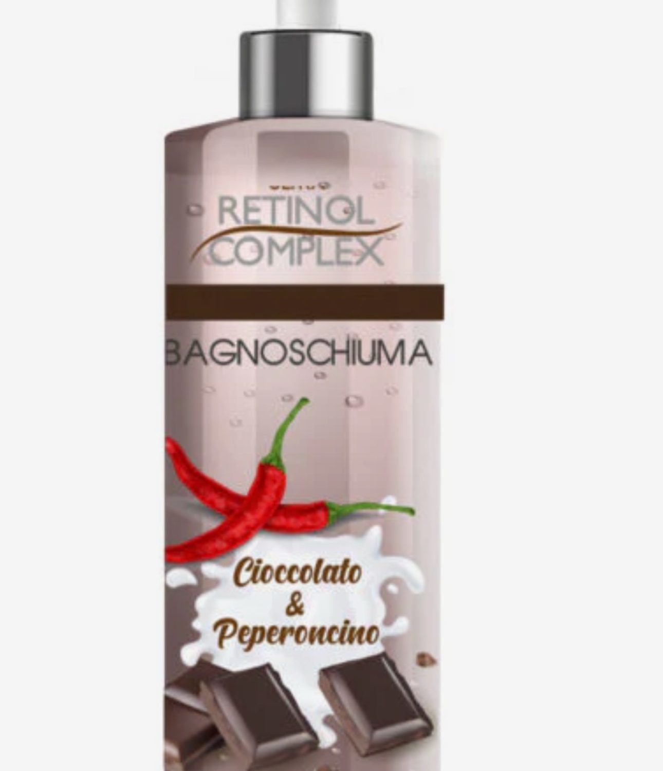 Bagnoschiuma Cioccolato e Peperoncino, RETINOL COMPLEX