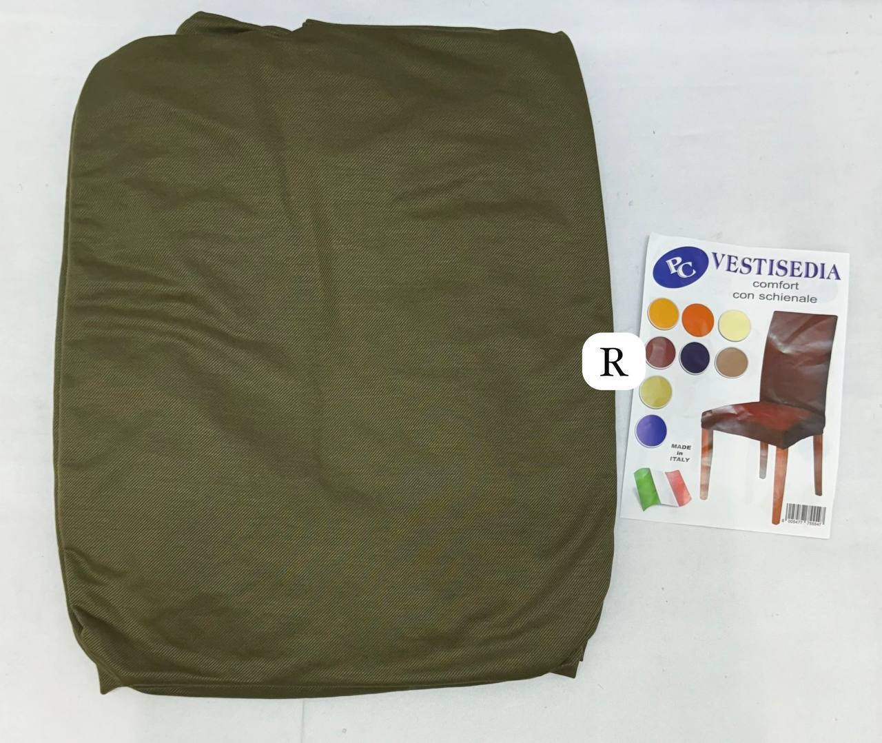 Vestisedia elasticizzati Interi MILITARE, Set da 6 sedute