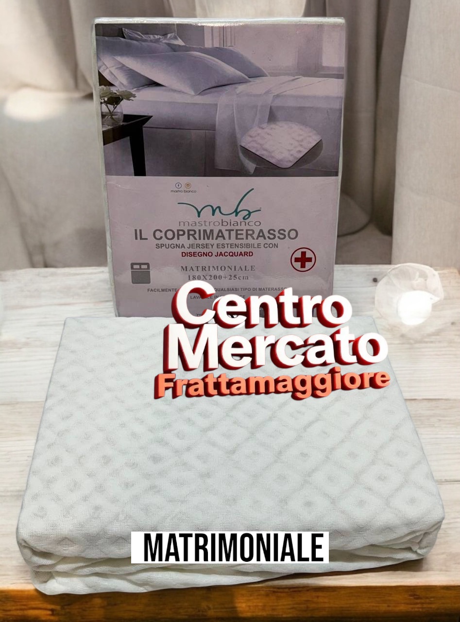Coprimaterasso Matrimoniale, con angoli estensibile