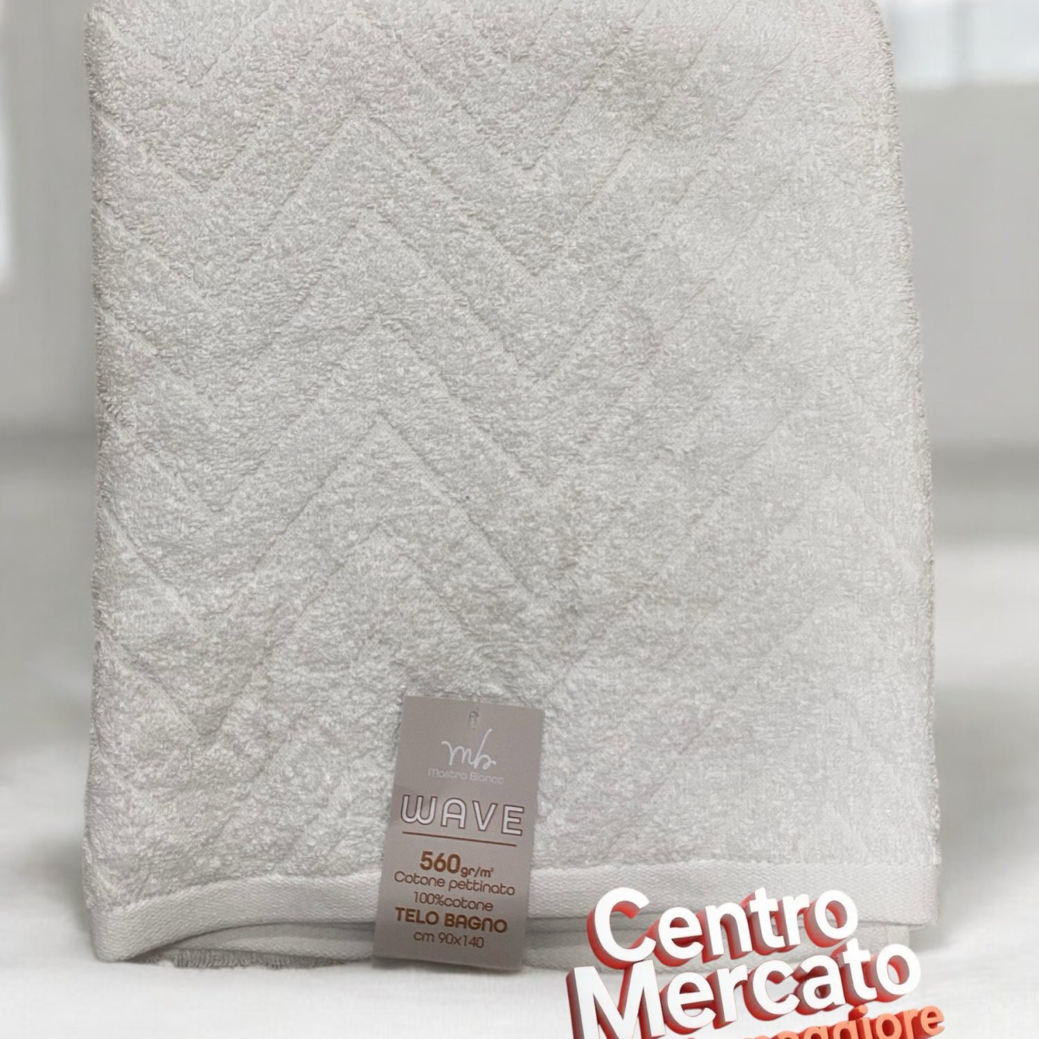Telo Bagno in spugna, mod WAVE