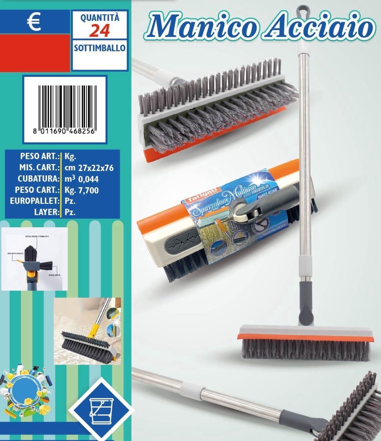 Spazzolone multiuso 3 in 1
