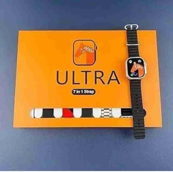 Smartwatch ultra con 7 cinturini