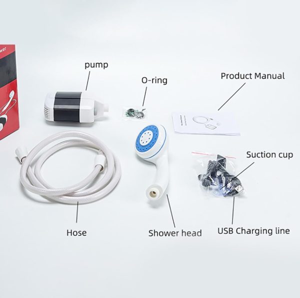 Doccetta portatile usb per campeggio