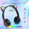 Cuffie Bluetooth, Cuffie Bambini con Led, portatili pieghevole da viaggio