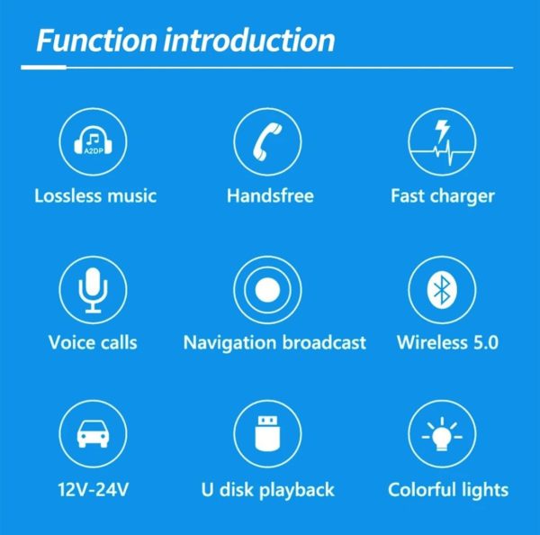 Trasmettitore bluetooth per auto