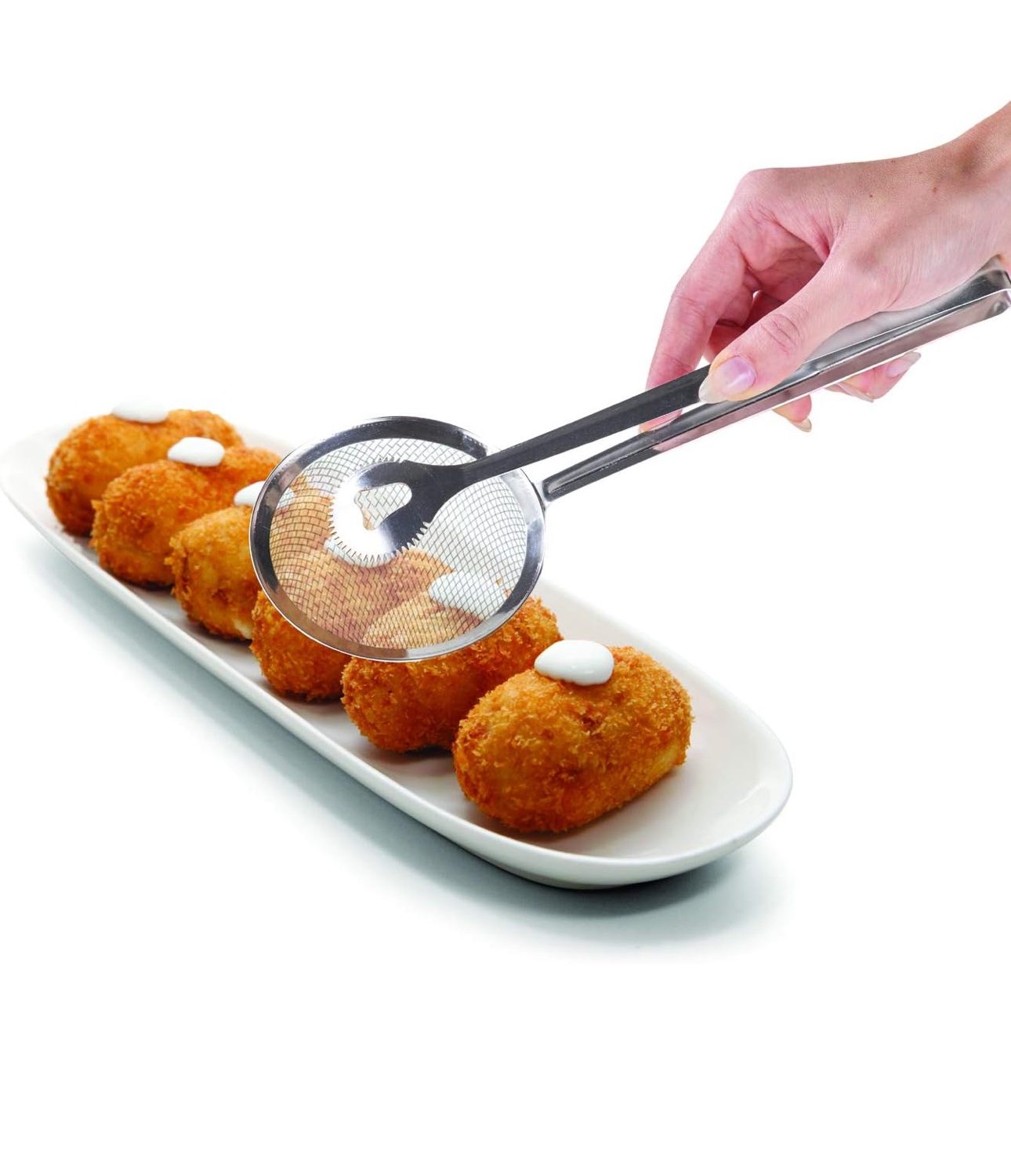 Pinza per fritti, Pinza schiumarola Frittura