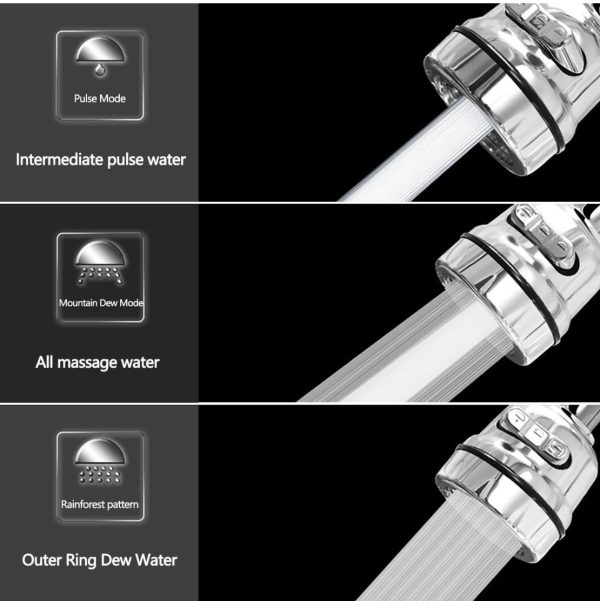 Filtro per rubinetto a 3 getti d'acqua