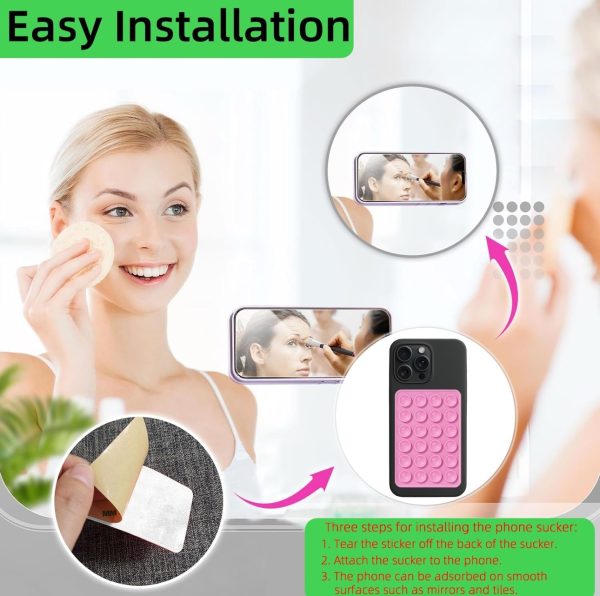 Custodia a Ventosa per Smartphone , Supporto Smartphone per Video e Foto