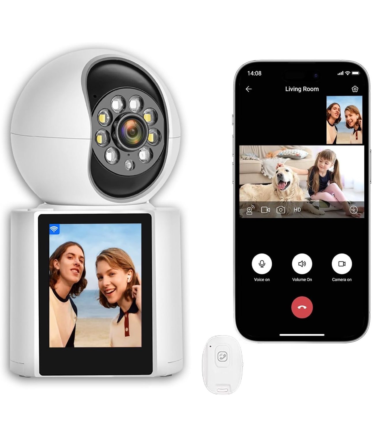 Telecamera di sorveglianza WiFi , per interni