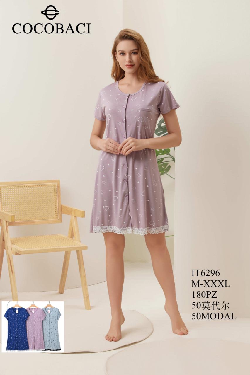 Camicia da Notte Aperta Avanti, Camicia da Notte Clinica