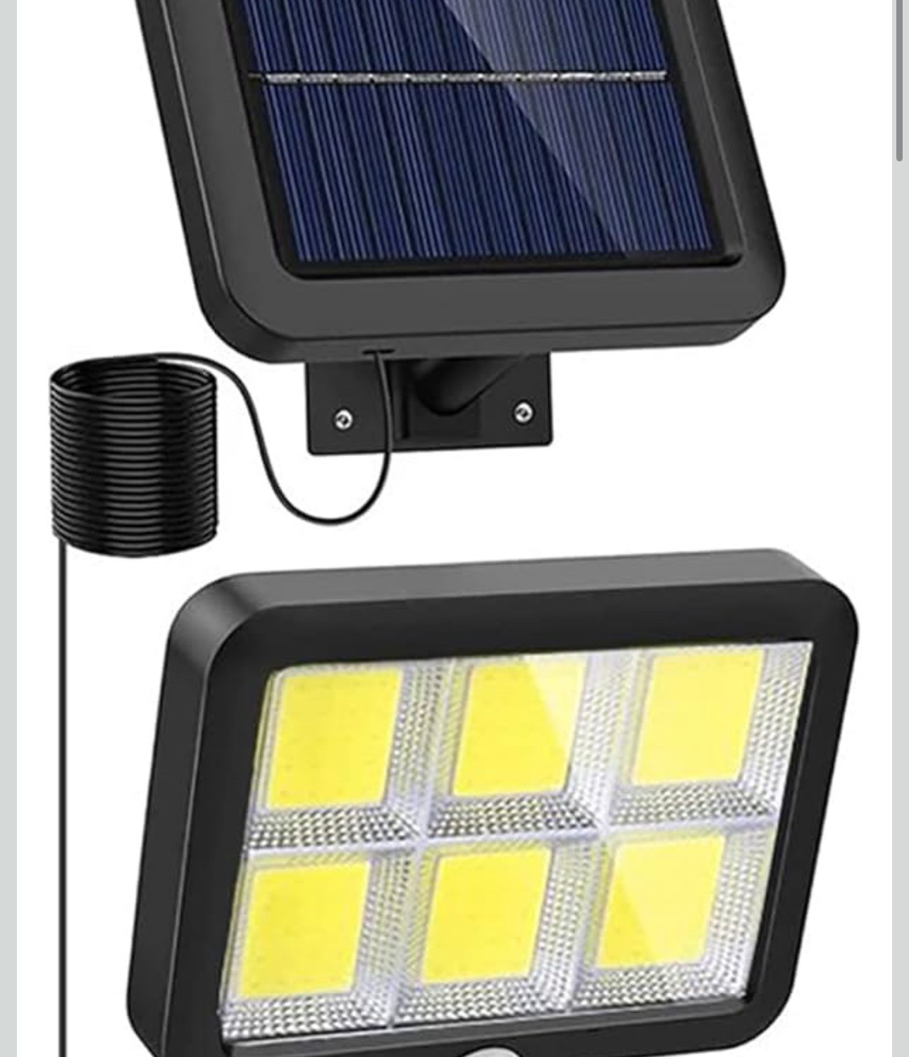 Faretto solare con fotovoltaico