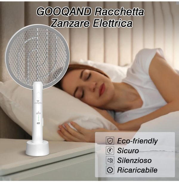 racchetta antizanzare 2in1