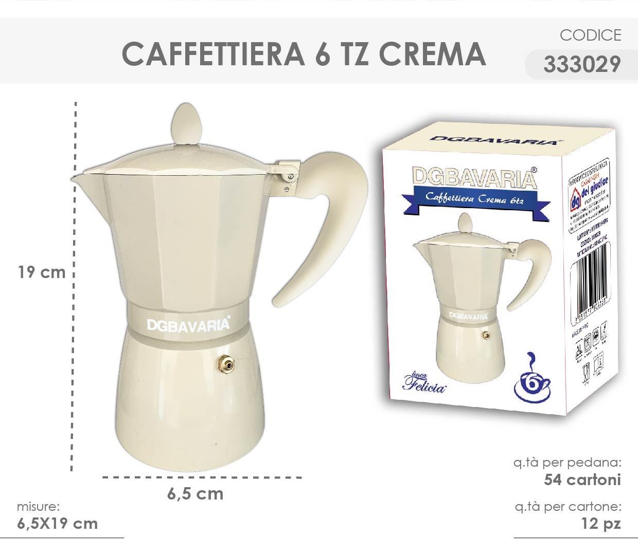 Caffettiera 1 Tazza Crema , Caffettiera Moka per casa