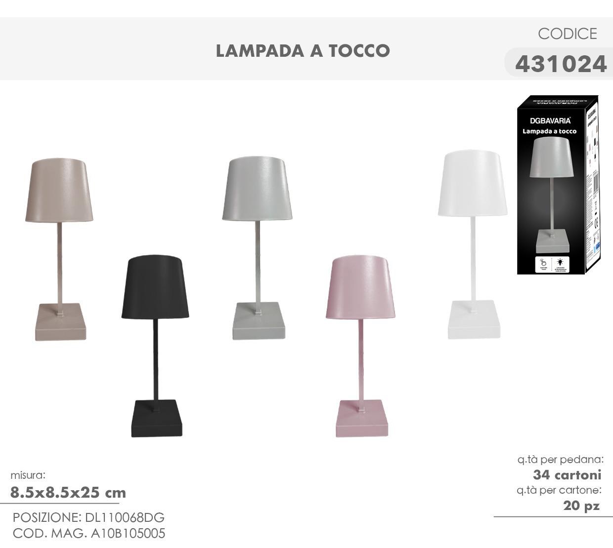 Lampada Touch senza Filo, Lampada da Tavolo per Interni e Esterni Luce Calda
