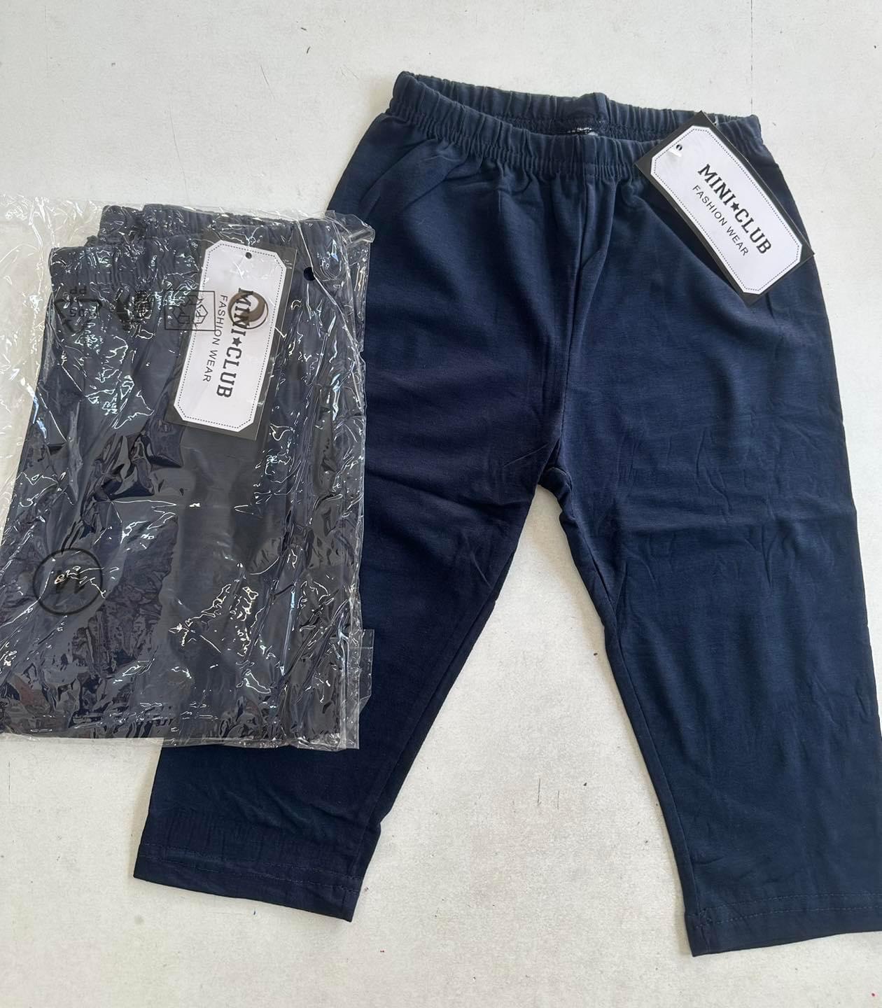 Fuson Bimba pinocchietto Blu , Fuson Corto scolastico Blu in cotone