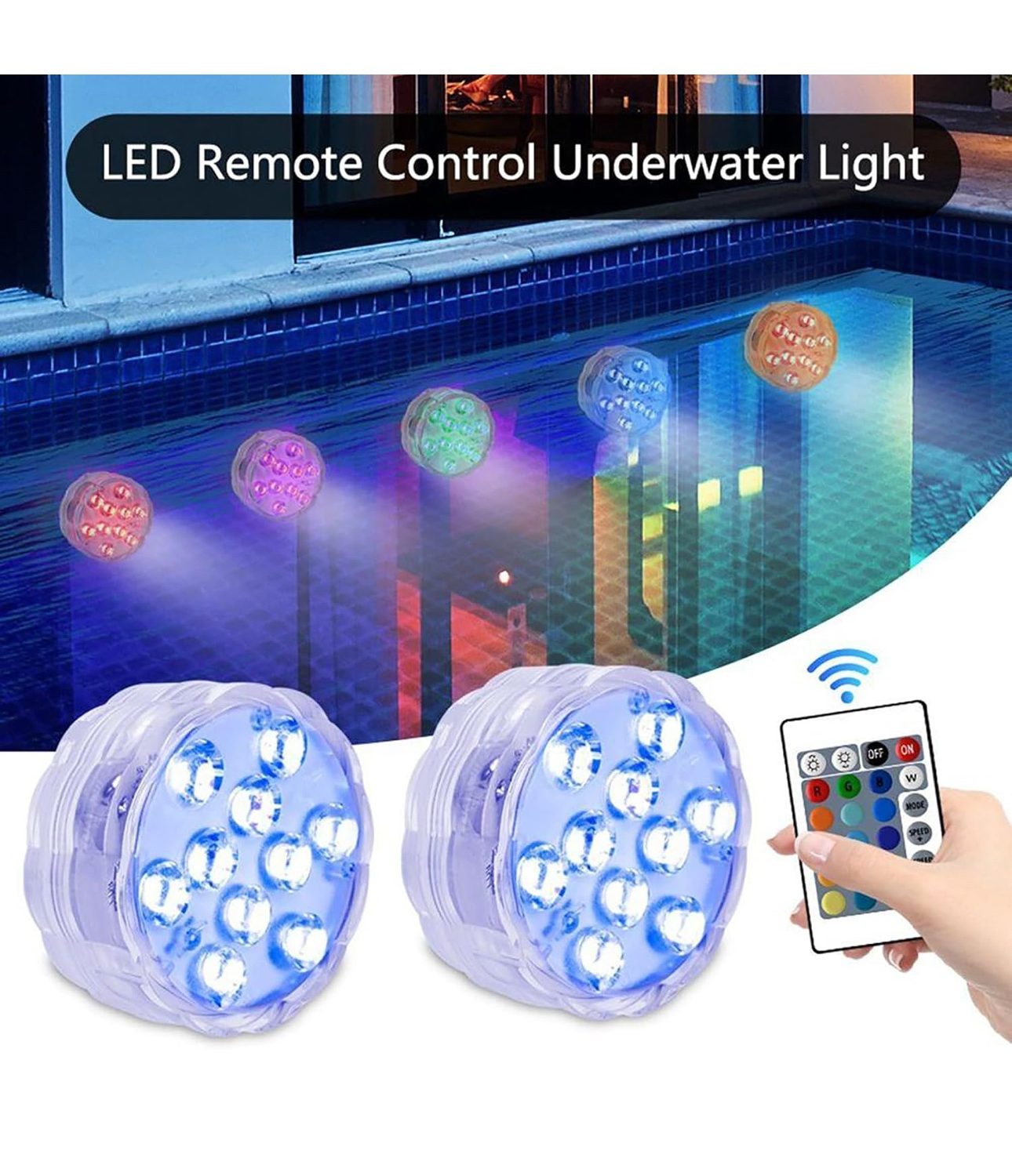 Faretto Led subacqueo, Luci Luce per party piscina acquario