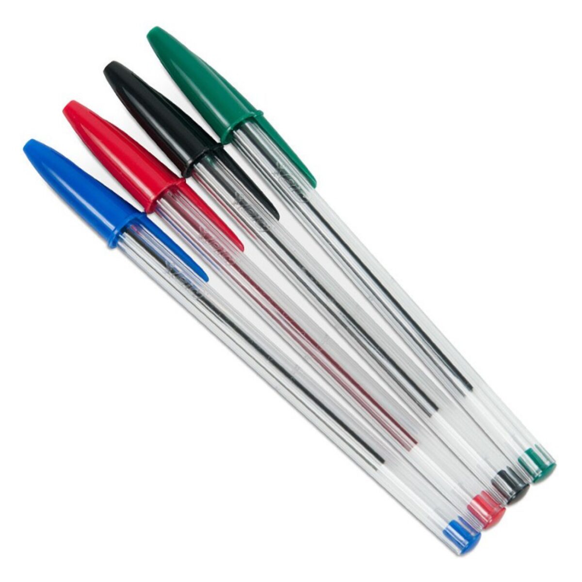 3 Penne Bic a sfera con Tappo