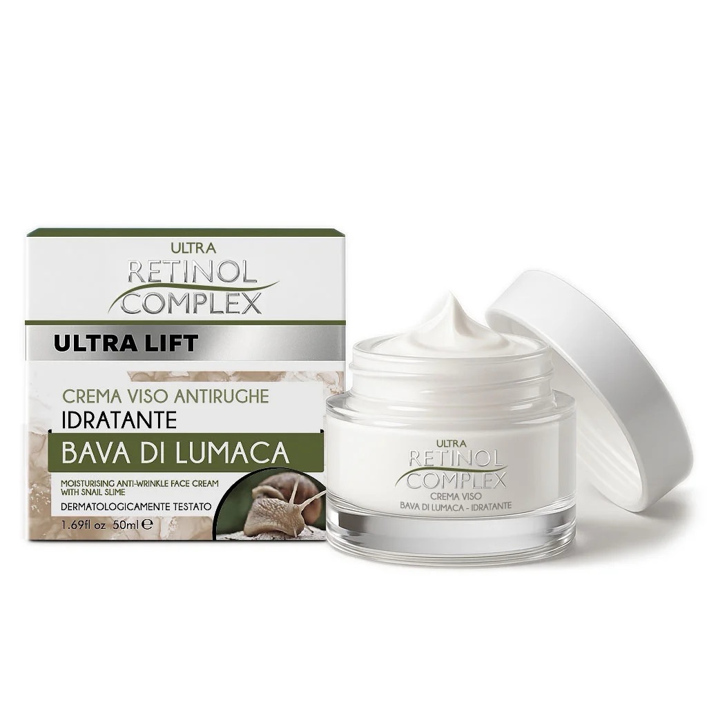 Crema Viso antirughe Idratante Bava di Lumaca
