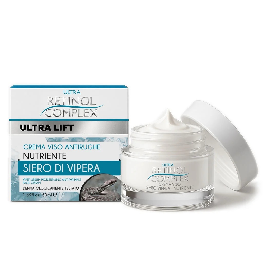 Crema Viso Antirughe Nutriente Siero di Vipera