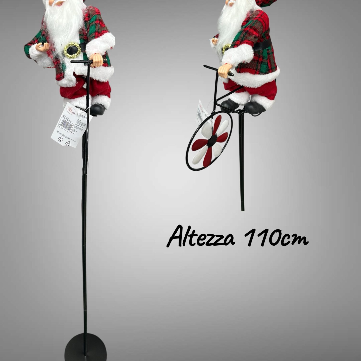 Babbo Natale su bici , Babbo Natale con Bicicletta