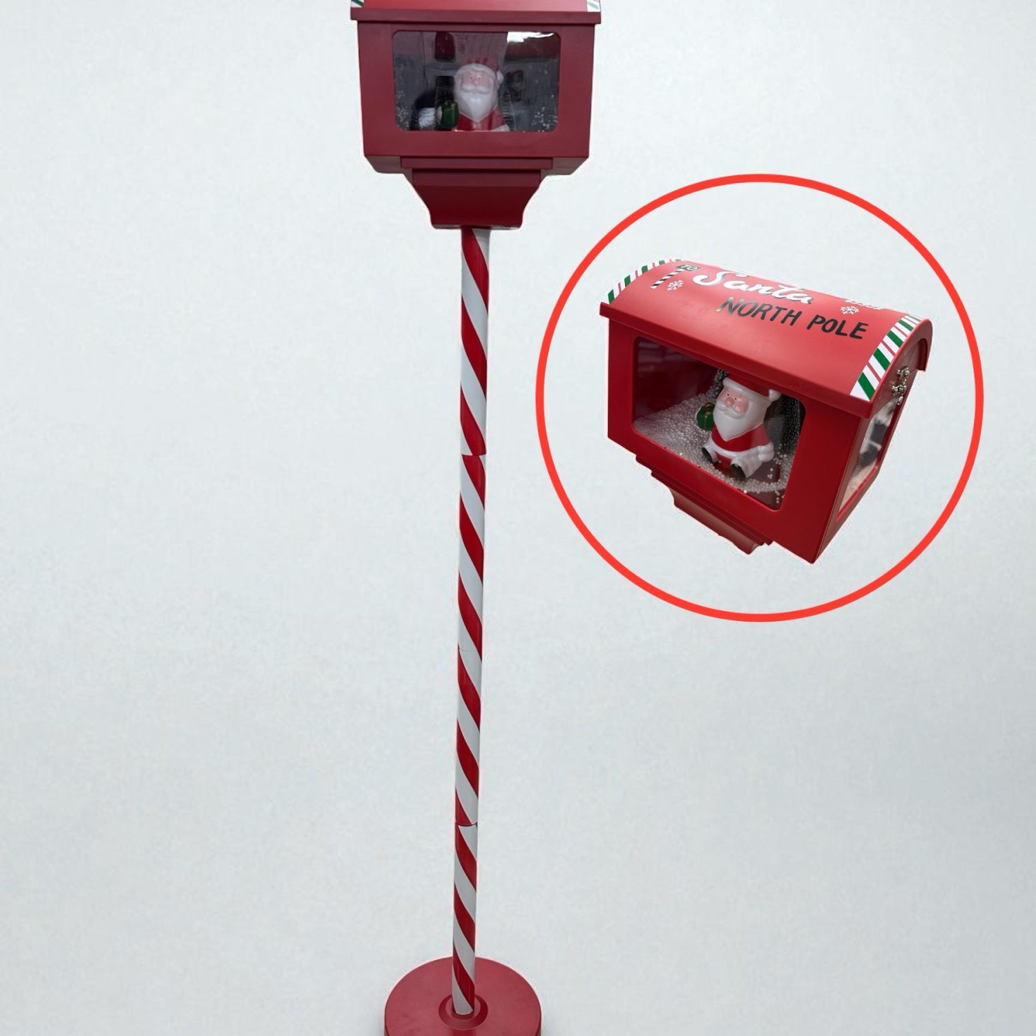 Lampione Natalizio con Cassetta Postale 150cm