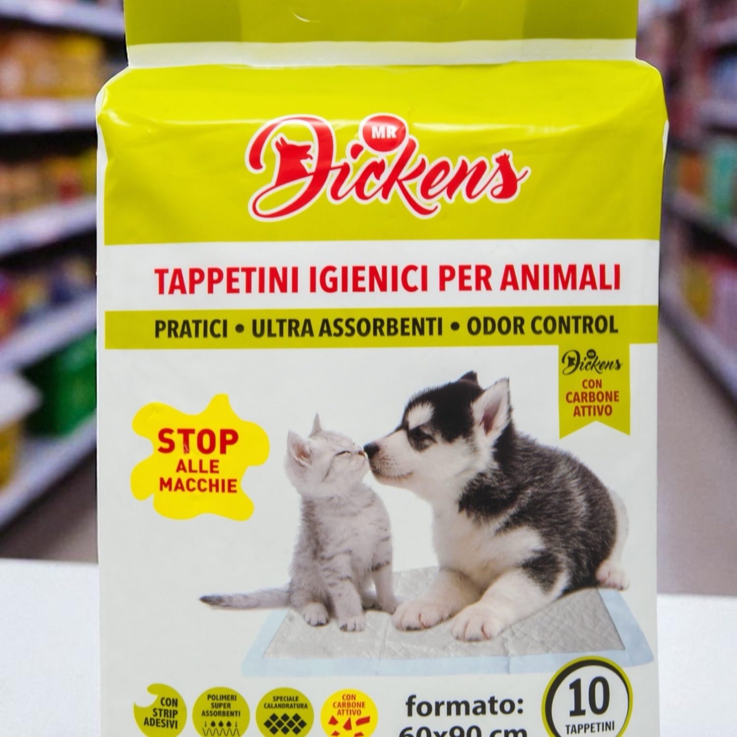 Tappetini Igienici per cani con Carbone Attivo 60x90 , Traversine per Animali