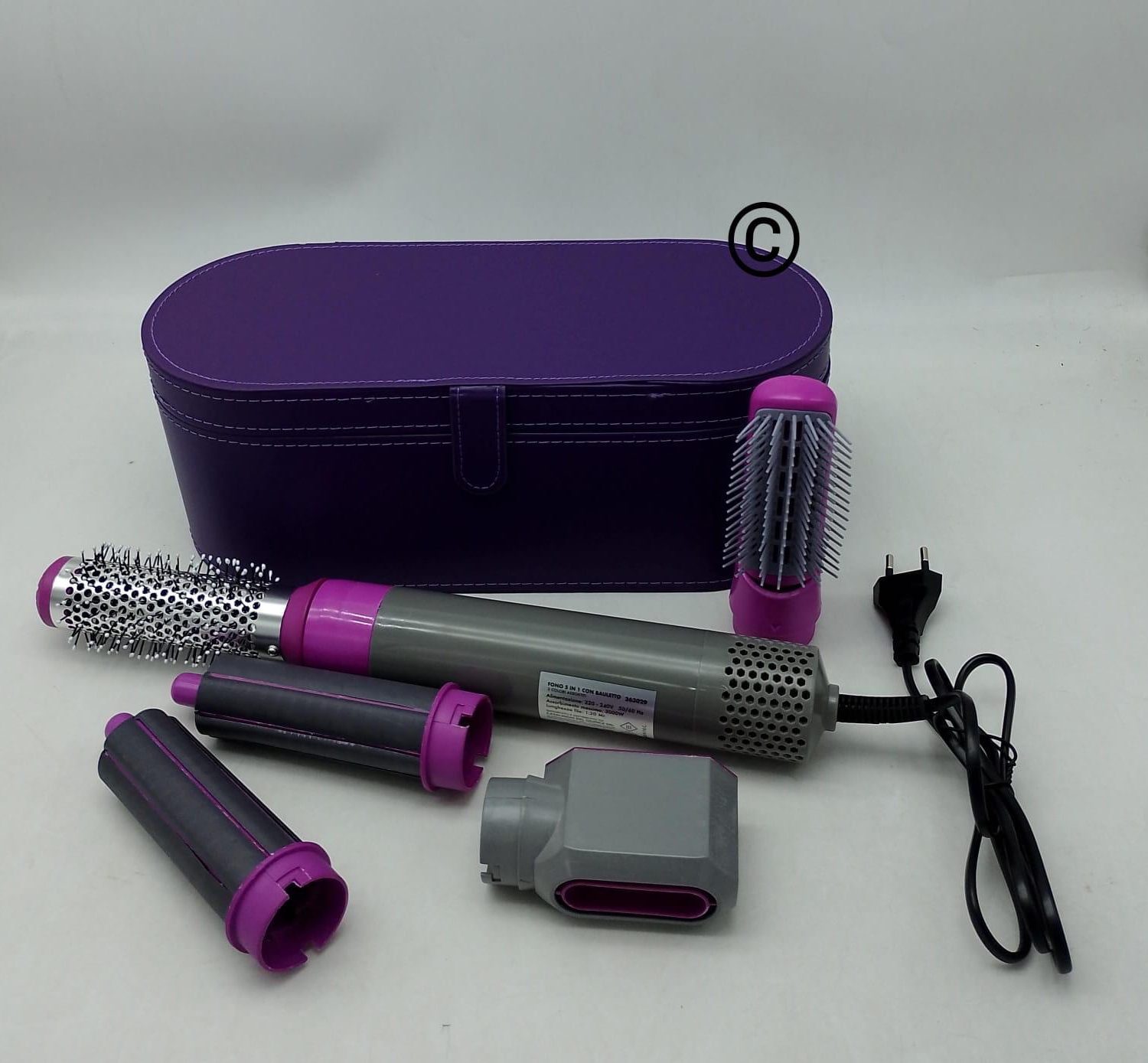 Asciugacapelli 5 in 1 con Bauletto , 
mod. Dyson con Bauletto