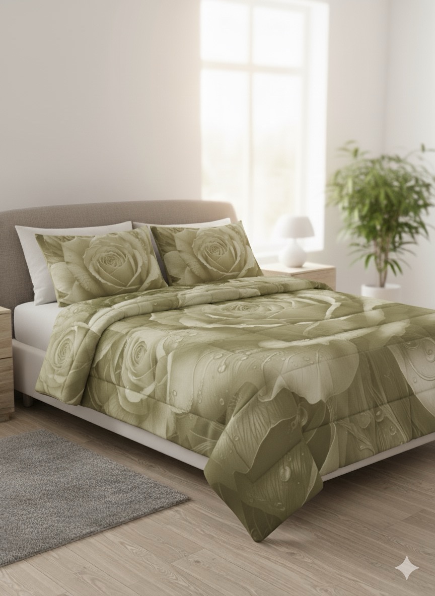 Trapunta Matrimoniale mod. Rosa, Trapunta in Stampa Digitale Irge