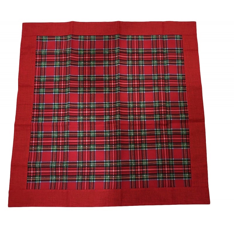 Centrotavola 90x90 mod Scozzese Tartan