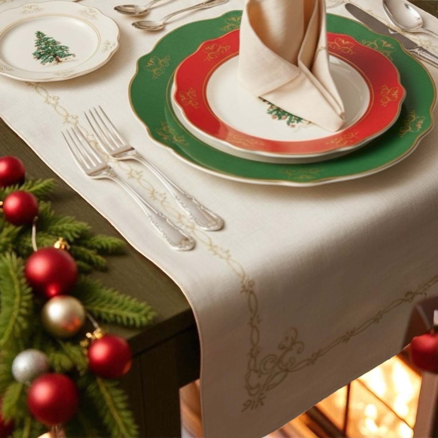 Set Piatti Natalizi 18 Pezzi Design Festivo NATALUNA