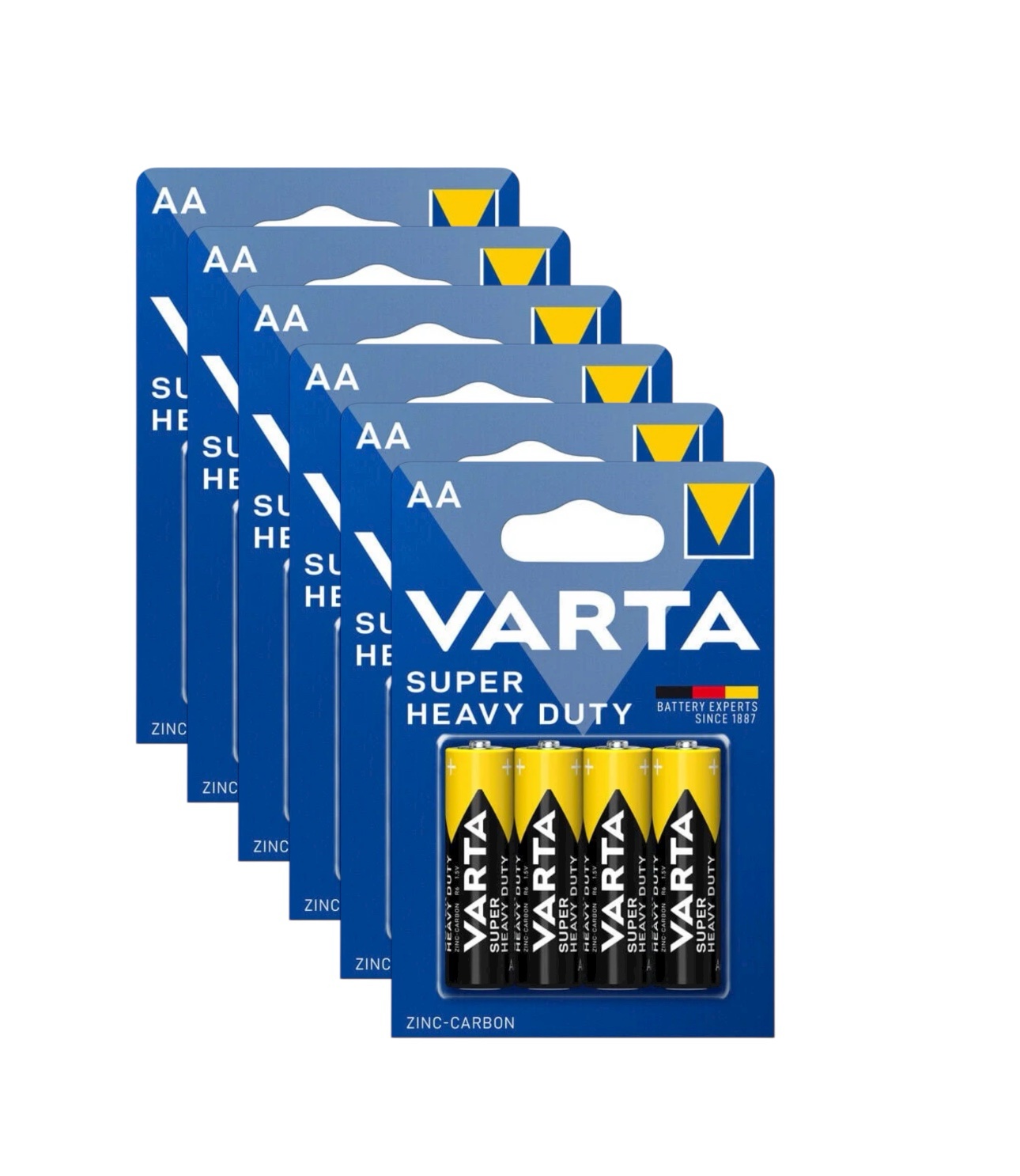 Pile Varta AA , Batteria Varta Super Heavy Duty