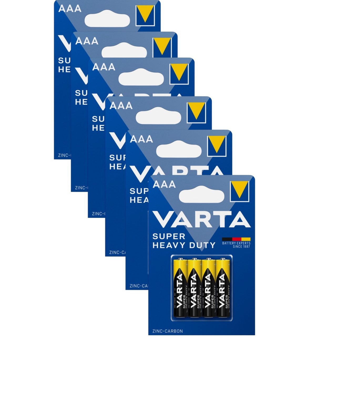 Pile Varta AAA , Batteria Varta Super Heavy Duty